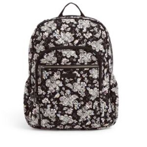 large vera bradley backpack holland green print